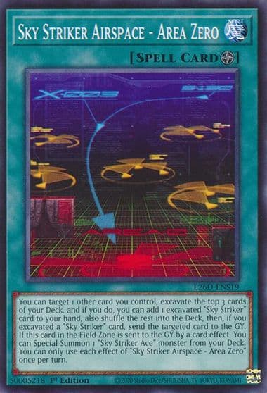 Sky Striker Airspace Area Zero Legendary Modern Decks 2026 Yu-Gi-Oh! card