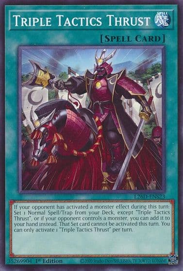 Triple Tactics Thrust Legendary Modern Decks 2026 Yu-Gi-Oh! card