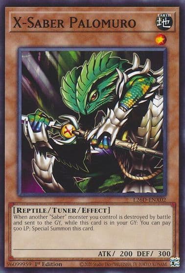 X Saber Palomuro Legendary Modern Decks 2026 Yu-Gi-Oh! card
