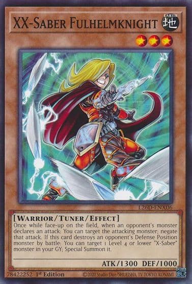 XX Saber Fulhelmknight Legendary Modern Decks 2026 Yu-Gi-Oh! card