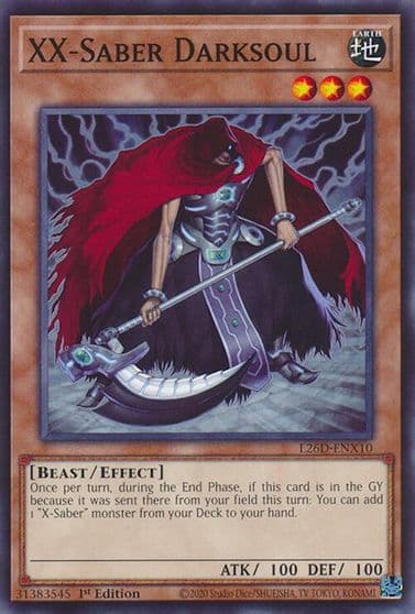 XX Saber Darksoul Legendary Modern Decks 2026 Yu-Gi-Oh! card