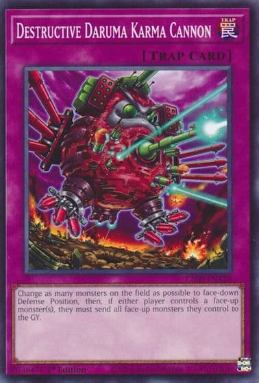 Destructive Daruma Karma Cannon Legendary Modern Decks 2026 Yu-Gi-Oh! card