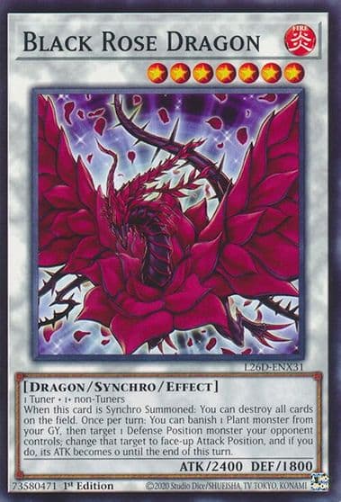 Black Rose Dragon Legendary Modern Decks 2026 Yu-Gi-Oh! card