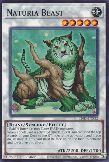 Naturia Beast Legendary Modern Decks 2026 Yu-Gi-Oh! card
