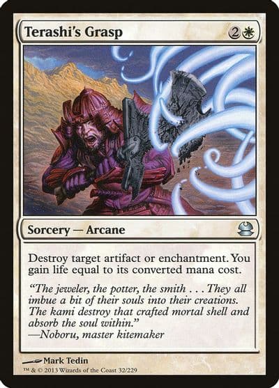 Terashis Grasp Modern Masters Magic card