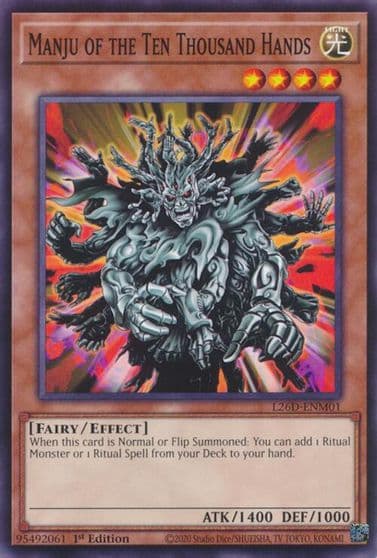 Manju of the Ten Thousand Hands Legendary Modern Decks 2026 Yu-Gi-Oh! card