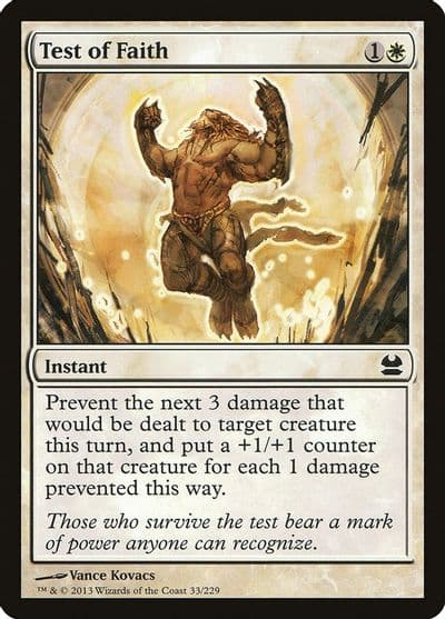 Test of Faith Modern Masters Magic card