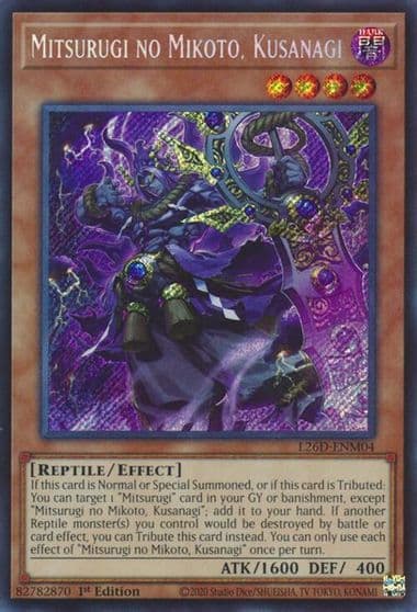 Mitsurugi no Mikoto Kusanagi Legendary Modern Decks 2026 Yu-Gi-Oh! card