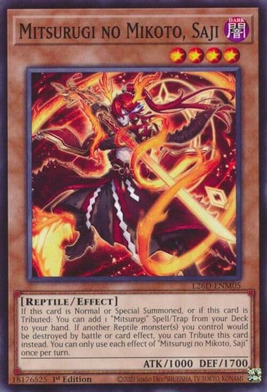 Mitsurugi no Mikoto Saji Legendary Modern Decks 2026 Yu-Gi-Oh! card