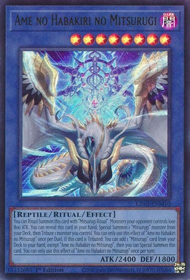 Ame no Habakiri no Mitsurugi Legendary Modern Decks 2026 Yu-Gi-Oh! card
