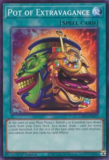 Pot of Extravagance Legendary Modern Decks 2026 Yu-Gi-Oh! card