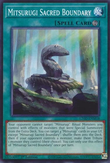 Mitsurugi Sacred Boundary Legendary Modern Decks 2026 Yu-Gi-Oh! card