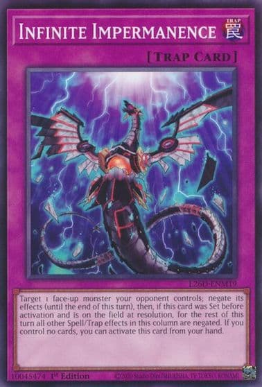 Infinite Impermanence Legendary Modern Decks 2026 Yu-Gi-Oh! card