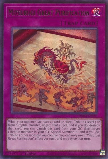 Mitsurugi Great Purification Legendary Modern Decks 2026 Yu-Gi-Oh! card