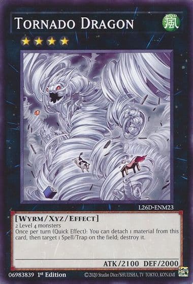 Tornado Dragon Legendary Modern Decks 2026 Yu-Gi-Oh! card