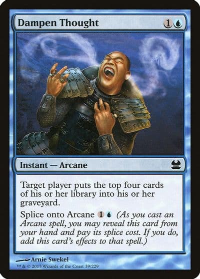 Dampen Thought Modern Masters Magic card