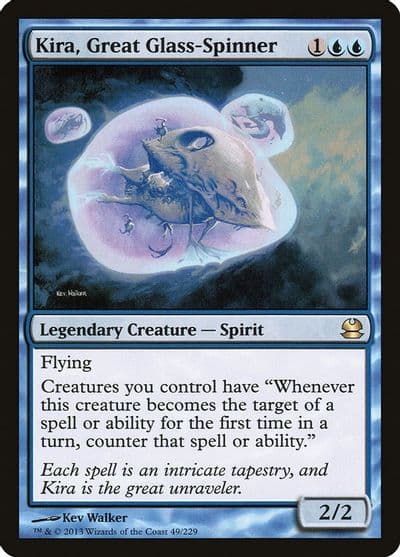 Kira Great Glass Spinner Modern Masters Magic card