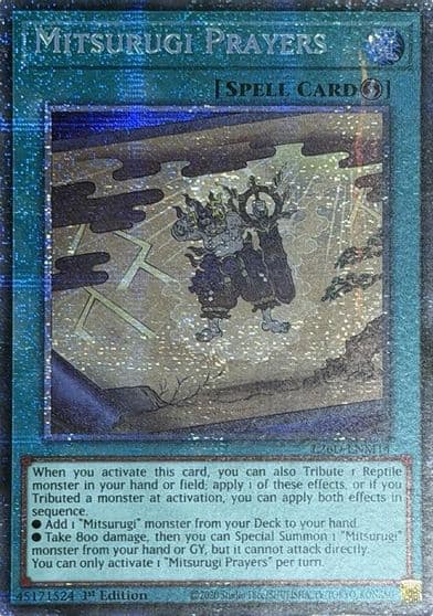 Mitsurugi Prayers Starlight Rare Legendary Modern Decks 2026 Yu-Gi-Oh! card