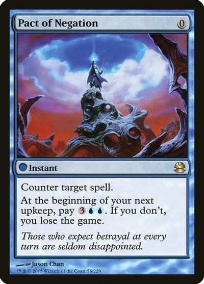 Pact of Negation Modern Masters Magic card