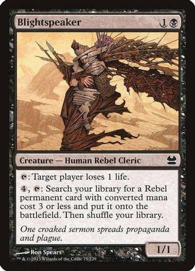 Blightspeaker Modern Masters Magic card
