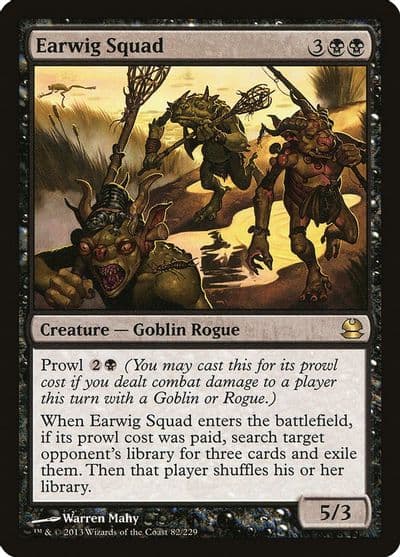 Earwig Squad Modern Masters Magic card
