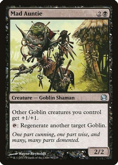 Mad Auntie Modern Masters Magic card