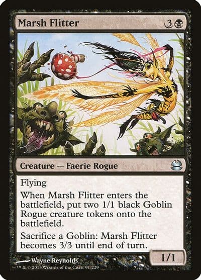 Marsh Flitter Modern Masters Magic card