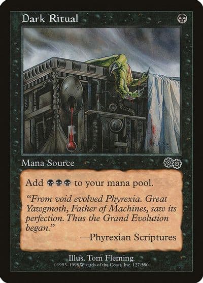 Dark Ritual Urza's Saga Magic card