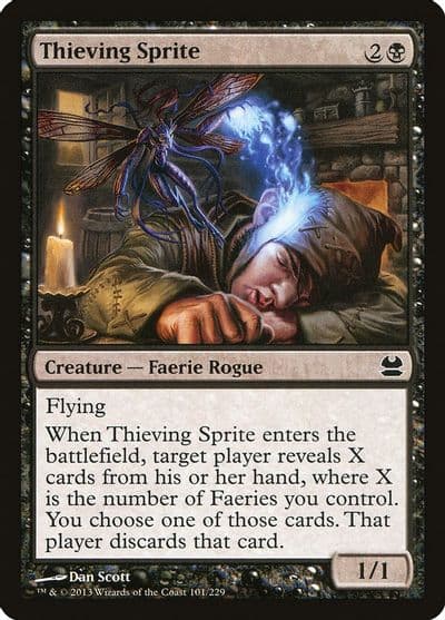Thieving Sprite Modern Masters Magic card