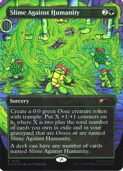 Slime Against Humanity 7078 Secret Lair Drop Series Magic card