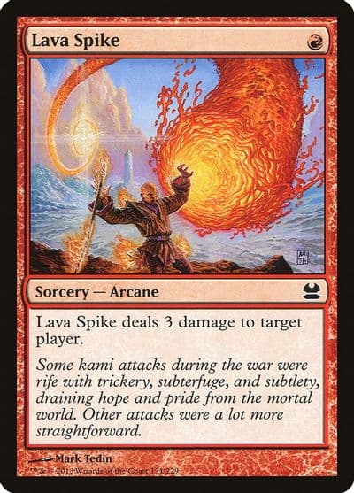 Lava Spike Modern Masters Magic card