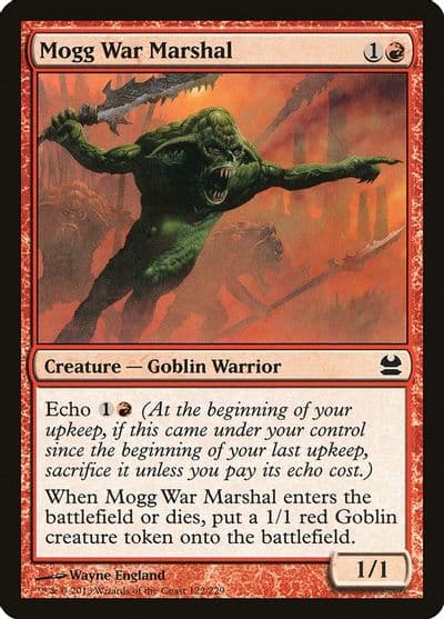 Mogg War Marshal Modern Masters Magic card