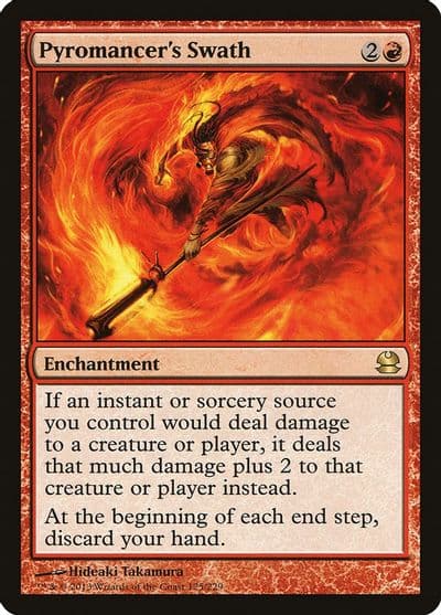 Pyromancers Swath Modern Masters Magic card
