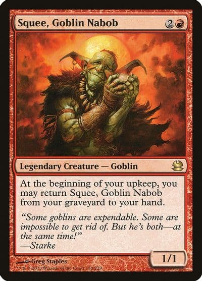 Squee Goblin Nabob Modern Masters Magic card