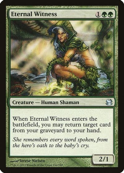 Eternal Witness Modern Masters Magic card
