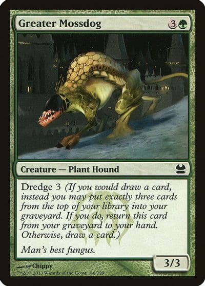 Greater Mossdog Modern Masters Magic card