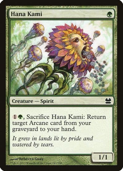 Hana Kami Modern Masters Magic card