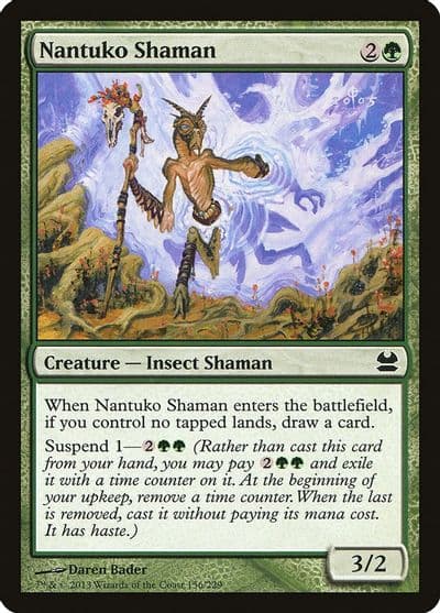 Nantuko Shaman Modern Masters Magic card