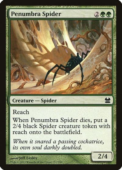 Penumbra Spider Modern Masters Magic card