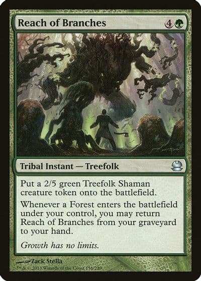 Reach of Branches Modern Masters Magic card