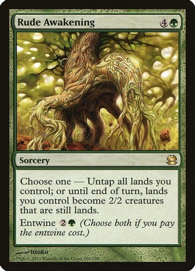 Rude Awakening Modern Masters Magic card