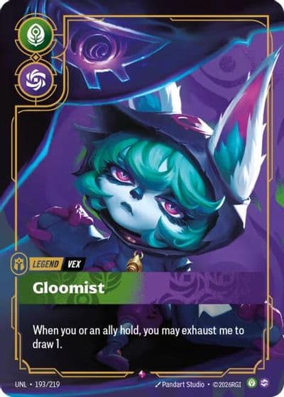 Vex Gloomist Unleashed Riftbound card