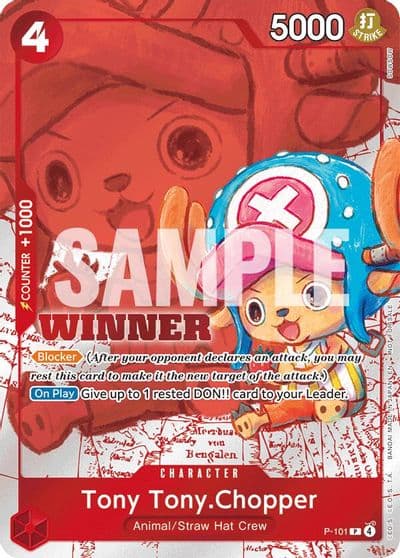 Tony TonyChopper Winner Pack 2026 Vol 2 One Piece Promotion Cards One Piece card