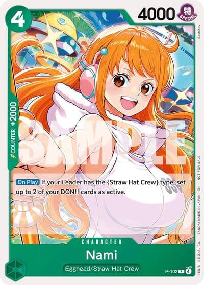 Nami Tournament Pack 2026 Vol 2 One Piece Promotion Cards One Piece card