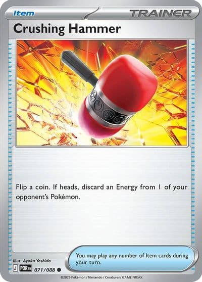 Crushing Hammer ME03: Perfect Order Pokemon card