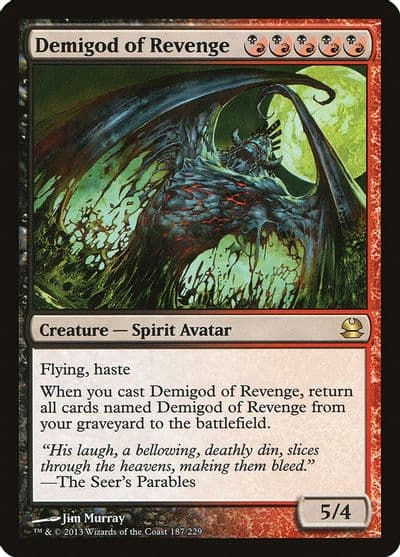 Demigod of Revenge Modern Masters Magic card