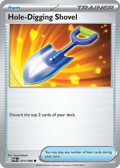 Hole-Digging Shovel ME03: Perfect Order Pokemon card