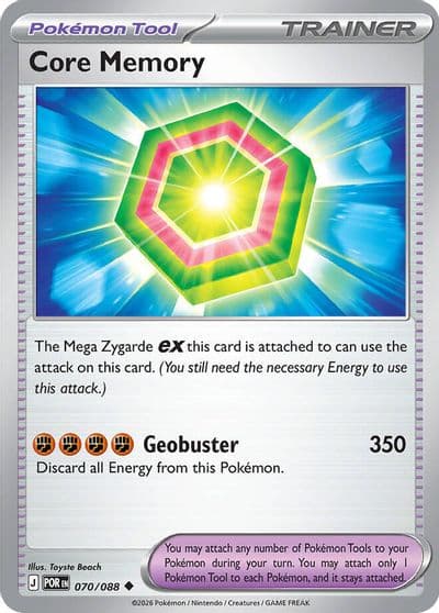 Core Memory ME03: Perfect Order Pokemon card