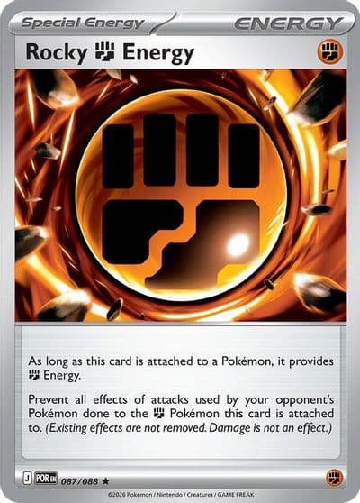 Rocky Fighting Energy ME03: Perfect Order Pokemon card
