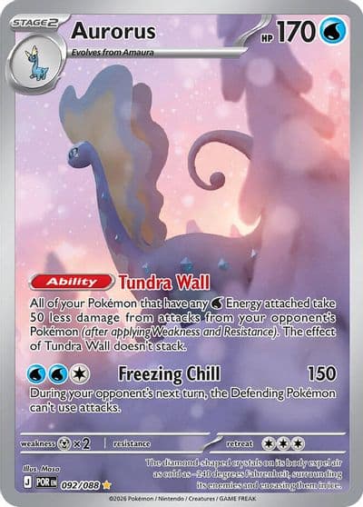 Aurorus ME03: Perfect Order Pokemon card